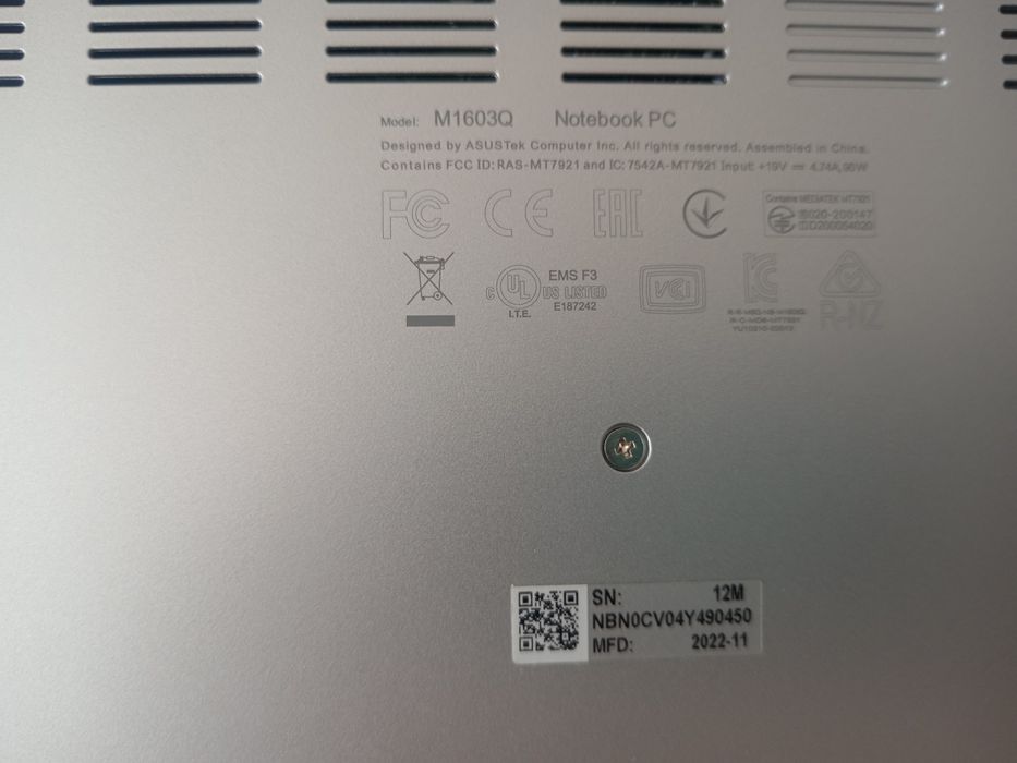 Продам современный ноутбук asus ryzen5