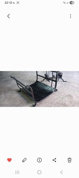 Комплект ковани прибори за камина