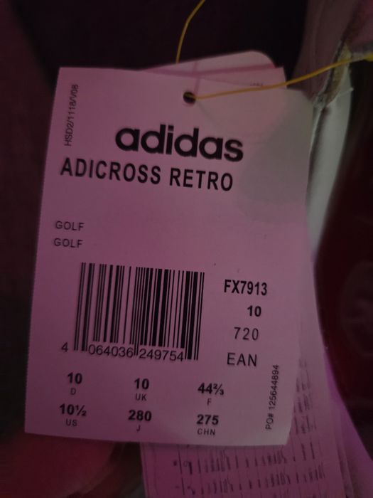 Adidas Adicross Retro Arsenal Edition golf shoes