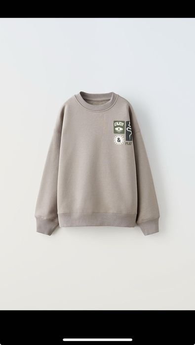 Zara нови sweatshirt момче/момиче 13-14 години 164см