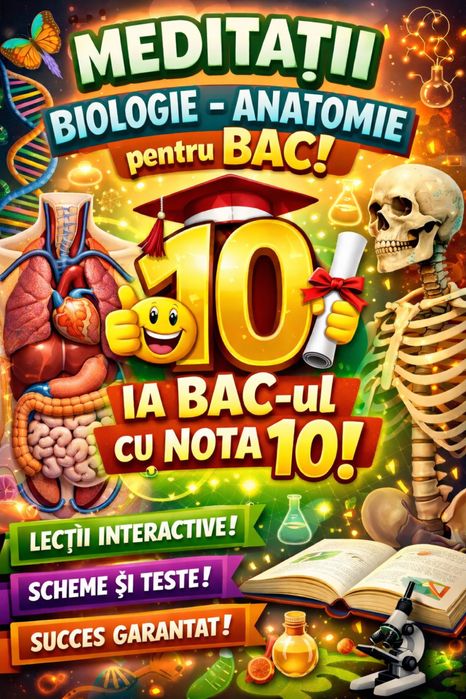 Meditatii BAC Biologie(Anatomie si Fiziologie)