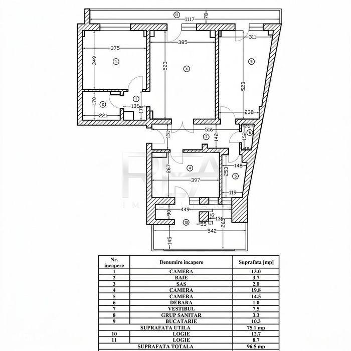 3 camere Ultracentral - UNIRII - Renovat la cheie
