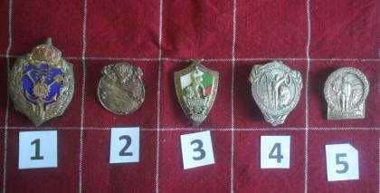 Царски позлатен медал и три юнашки значки от преди 100 години