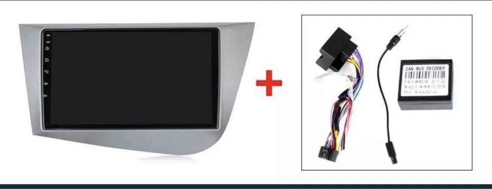 Navigatie Android Seat Leon 2005-2012 YouTube,Waze 9 Inch+ rama