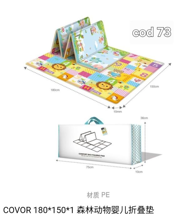 Covoras Pliabil de Joaca Termic 200*150*1 cm Covor Educativ