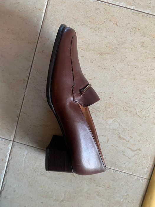 Нови обувки Wall Street-еленска кожа, № 40