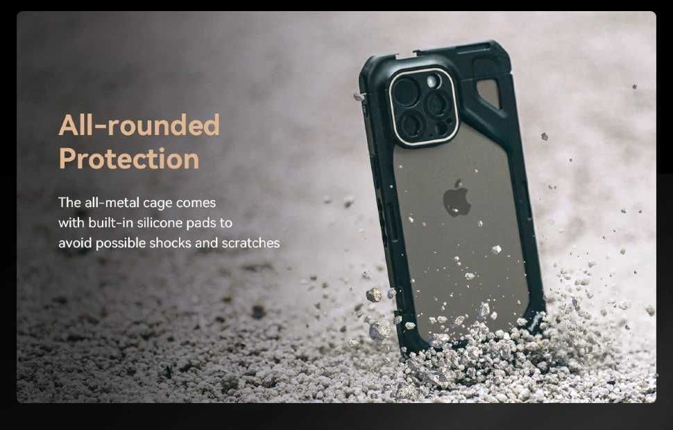 Клетка и 2 ручки SmallRig Mobile Video Kit 4392 для iPhone 15 Pro Max
