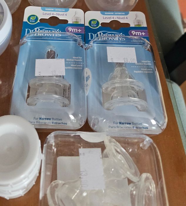 Резервен биберон 4-ка за шишета Dr. Brown's с тясно гърло