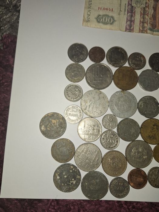 Vînd lot monede România