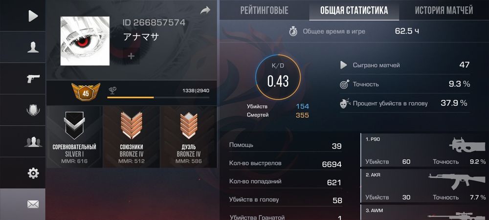 Продаю Аккаунт в Standoff2