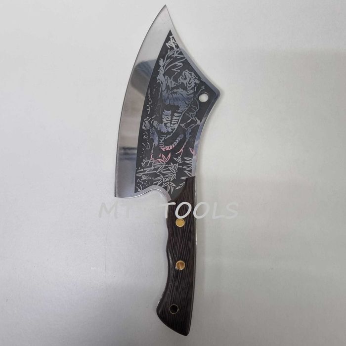 Cutit satar forjat model Japonia Otel inoxidabil Maner din Lemn Husa