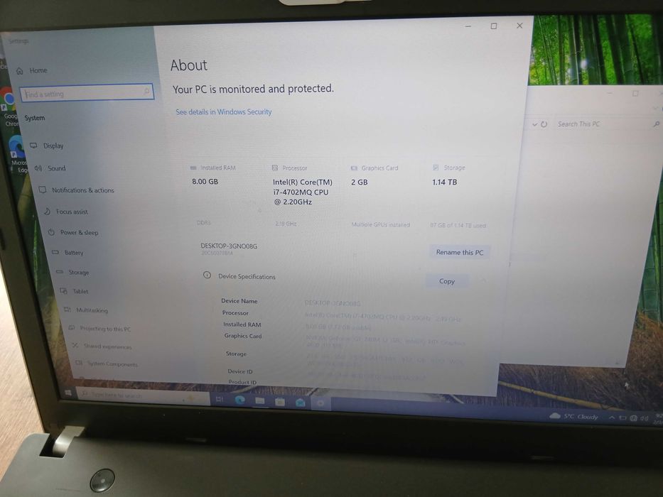 Lenovo ThinkPad I7 8GB