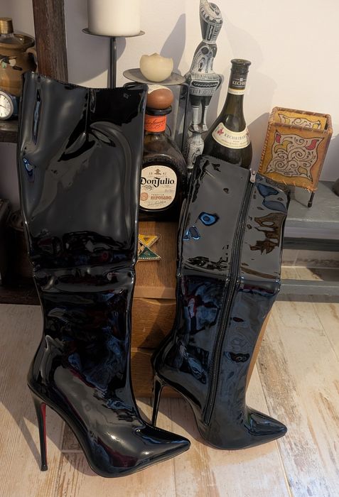 Cizme de damă din piele de vacă