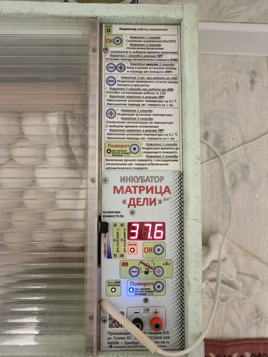 Инкубатор Матрица Дели