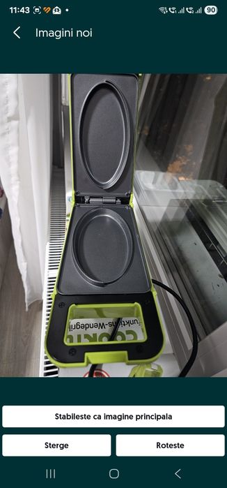 Produs nou Mini plita electrica pentru gatit rapid 700W Cookit M14258