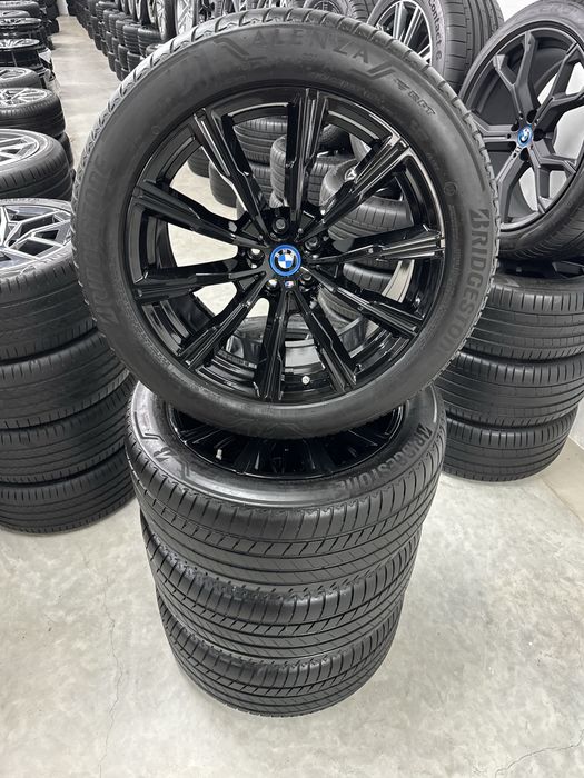 Jante Bmw X5 X6 R20 G05 G06 Originale M740 Black Bridgestone  90% de vara 2024