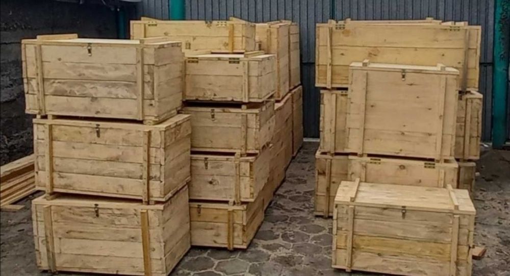 Деревянные ящики короба