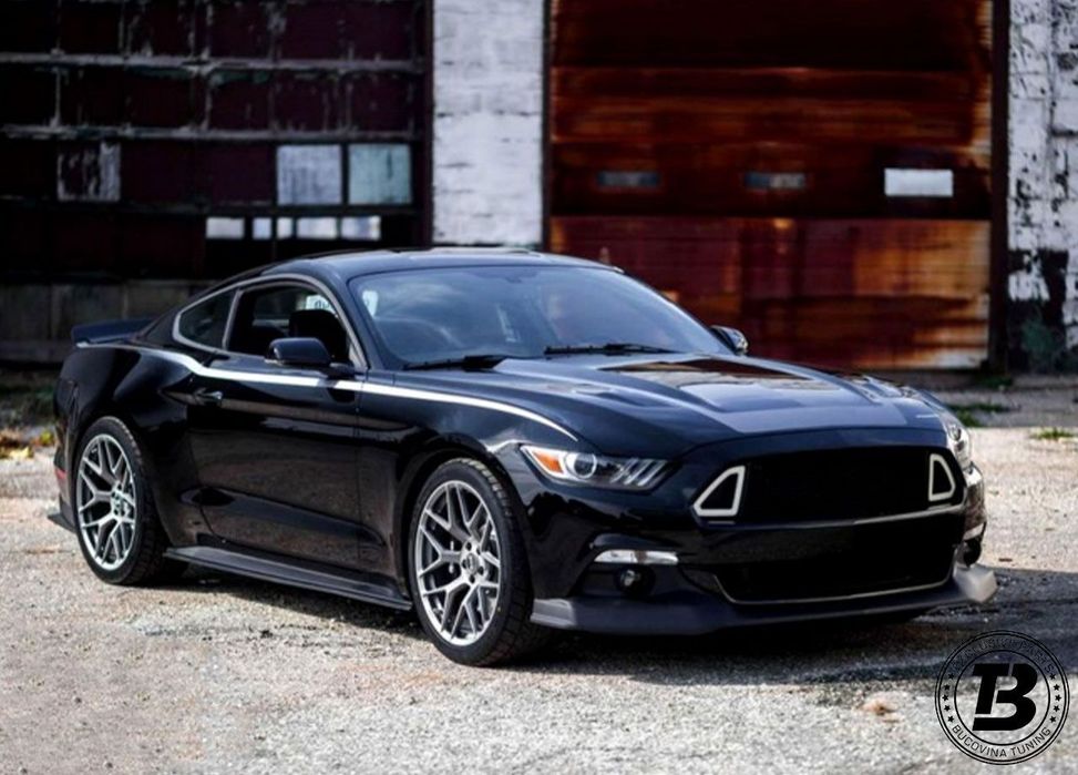 Grila Centrala cu LED compatibila cu Ford Mustang Mk6 VI RTR Design