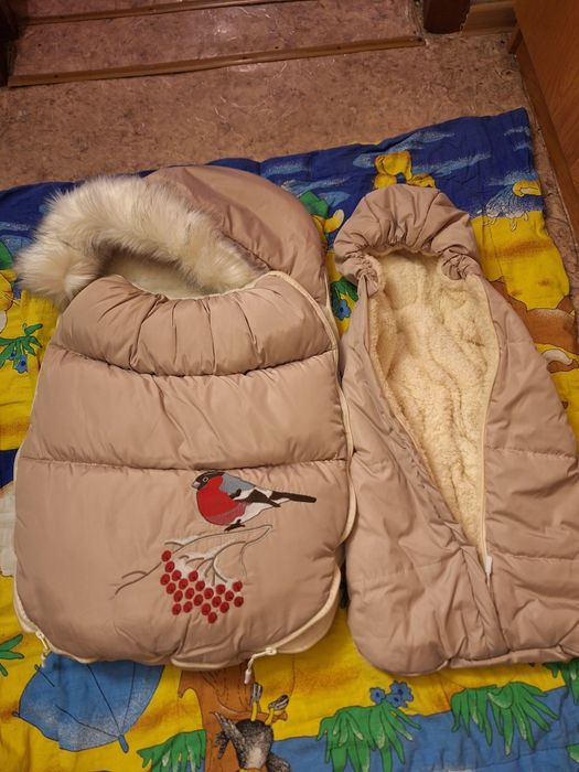 Зимний конверт-комбинезон