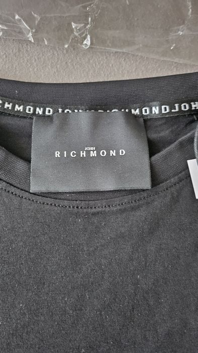 Черна, нова, оригинална тениска Ричмънд/Richmond