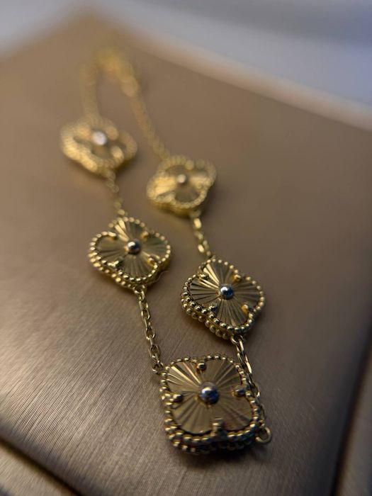 Золотой браслет Van Cleef/ Техно голд/каспи