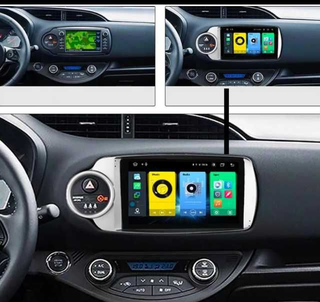 9-инчова мултимедия за TOYOTA Yaris (2012–2019) + Подарък камера