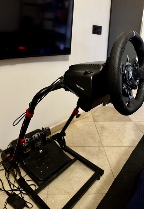 Logitech G923 + H-Shifter OEM + Diwangus racing wheel stand