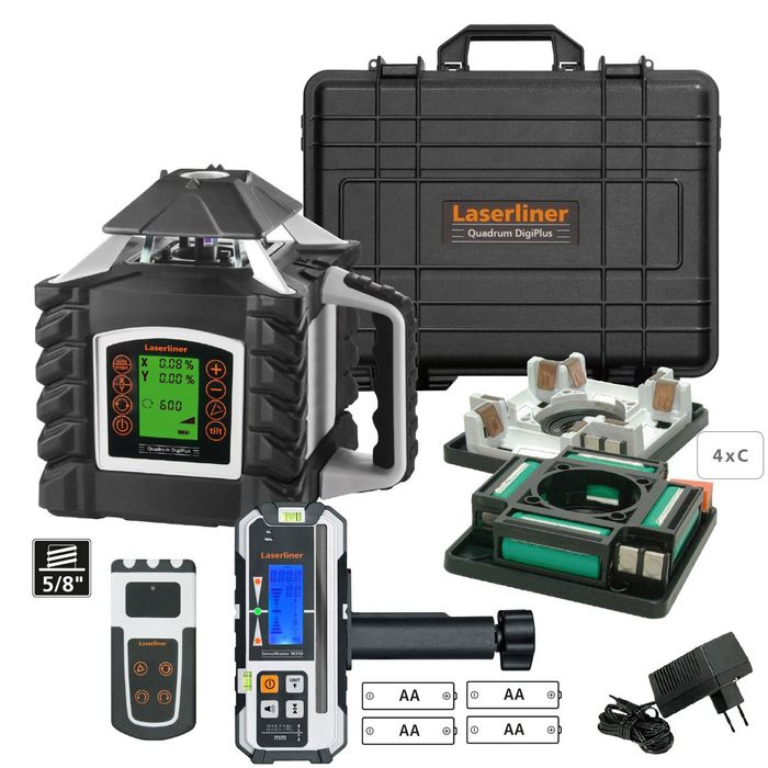 Ротационные лазеры, Лазерный уровень Laserliner Quadrum DigiPlus M350