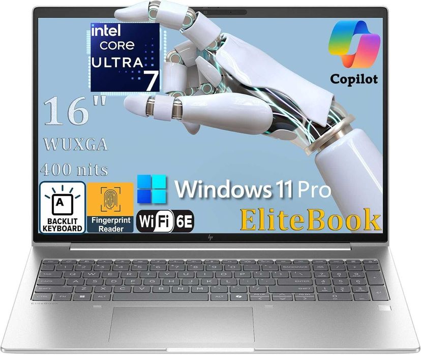 HP Elitebook 6 G1i Intel Ultra 7 255U 512SSD 16" WUXGA SIGILAT