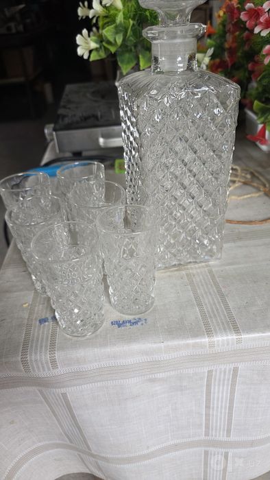 Продам штоф хрустальная набор