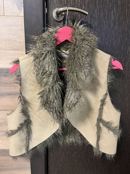 Пухени елеци- черно и кафяво