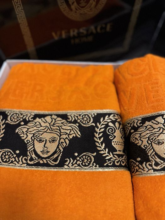 Set 2 prosoape model Versace, mari 140x70 +  mici