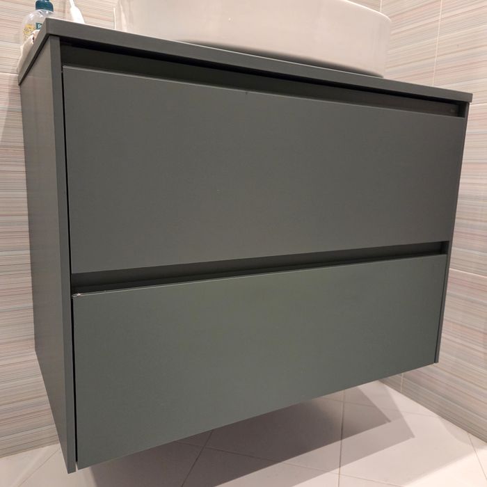 Roca шкаф за баня – зелен мат – 79x46x59см
