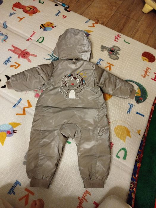 Детский комбинезон серый