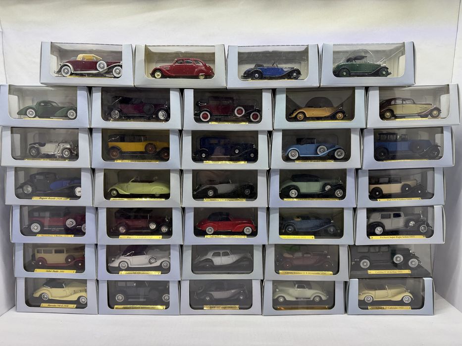 Lot 34 machete auto scara 1:43(11cm) colectia Atlas Franta Retro