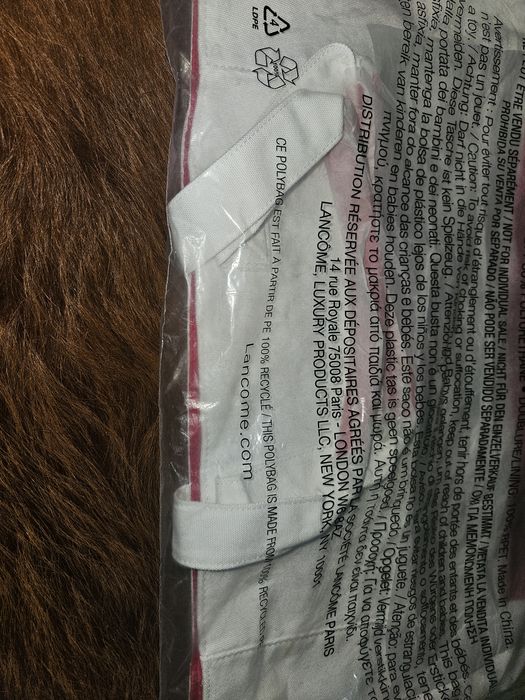 Vand geanta mare Lancome din panza  noua