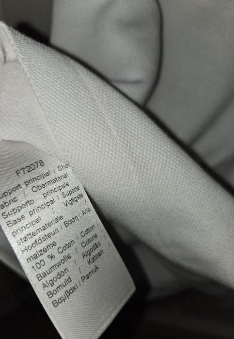 Tricou polo copii alb, 6-9 ani, Lacoste, ca nou