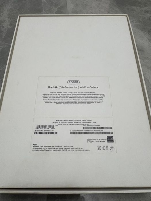 Срочно!!! Ipad Air (5 Generation) Wi-fi+Cellular 256GB
