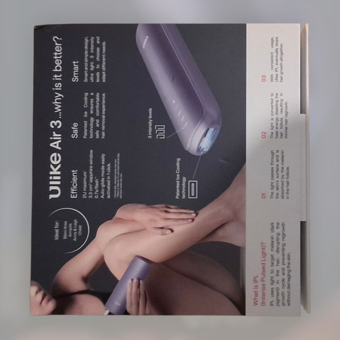 ULIKE Air 3 este generatia noua de epilare IPL care combina puterea cl