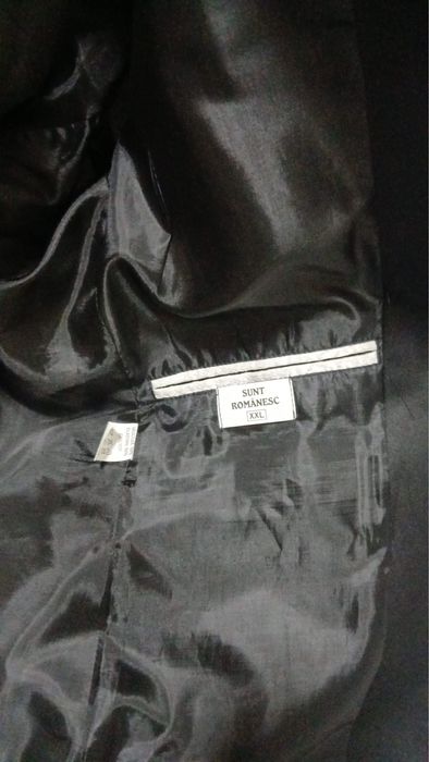 Vand sacou alb material satin