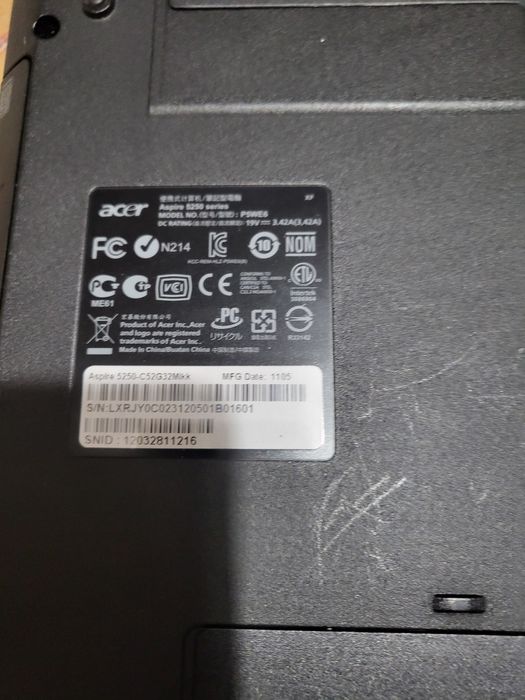 Лаптоп Acer aspire