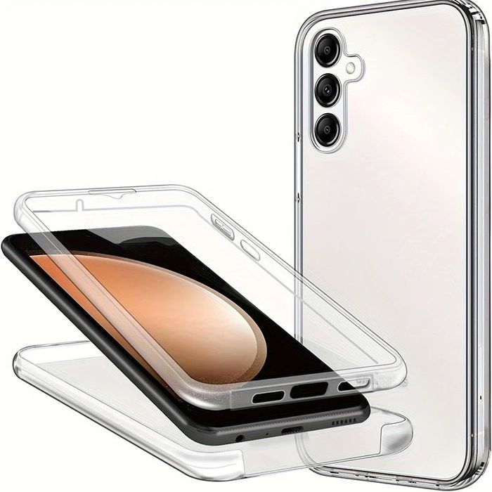 Husa Samsung S20/S21/S22/S24/S25 Plus Ultra Safe 360 Fata +Spate Clara