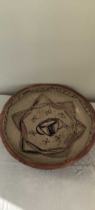 берберска ръчно изработена керамична чиния