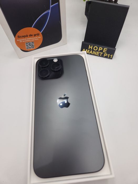 Hope Amanet P11-Iphone 16 Pro Max/256gb/Bat 100-2cicl/Fullbox/ca nou