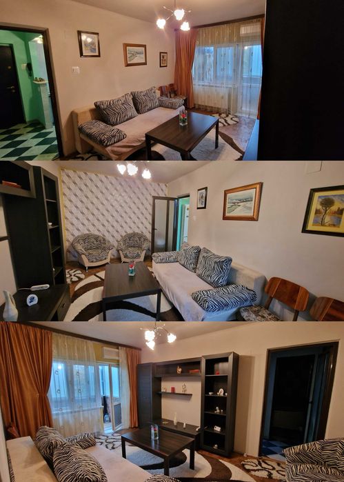 Apartament complet mobilat si utilat, două camere, semidecomandat, etaj 1, zona Gară