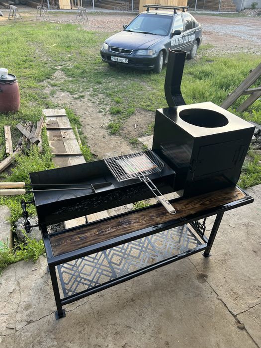 Мангал шашлык ошағымен