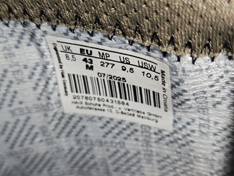 Нови Ботуши HAIX BLACK EAGLE Athletic 2.1 GTX High, Номер 43 (Sage)
​П