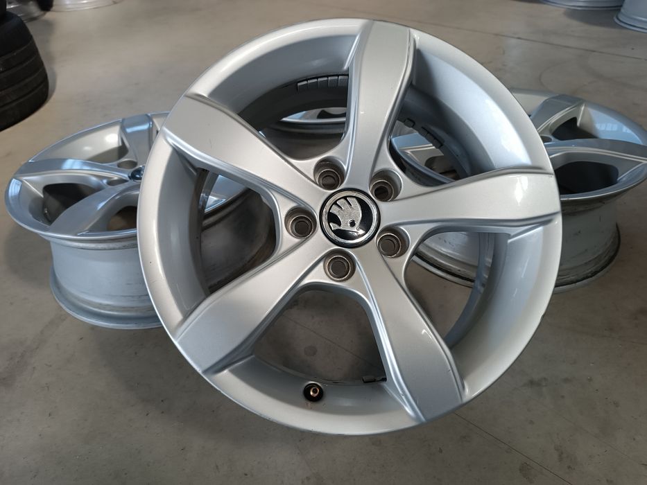 Jante aliaj 5x100 R16 Vw Polo, T-Cross, Taigo, Skoda Rapid, Scala,etc