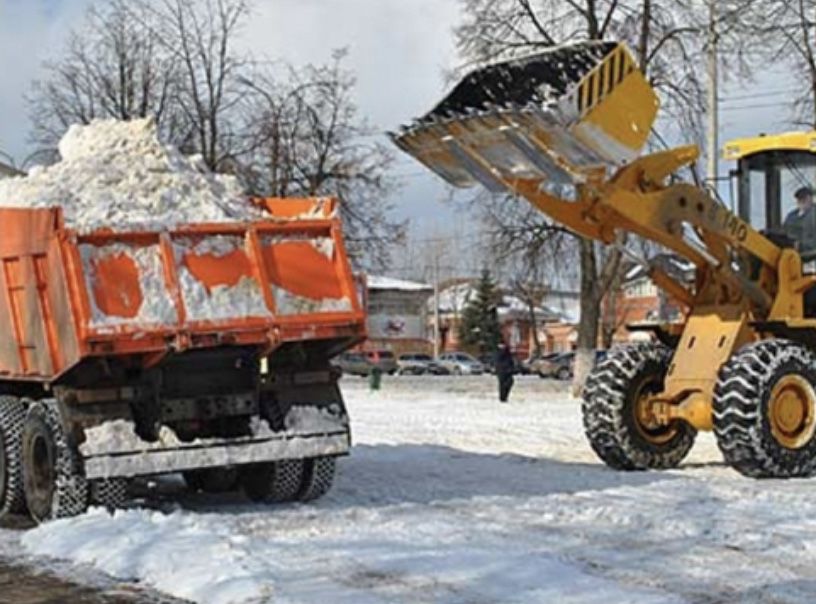 Вывоз снега,мусора