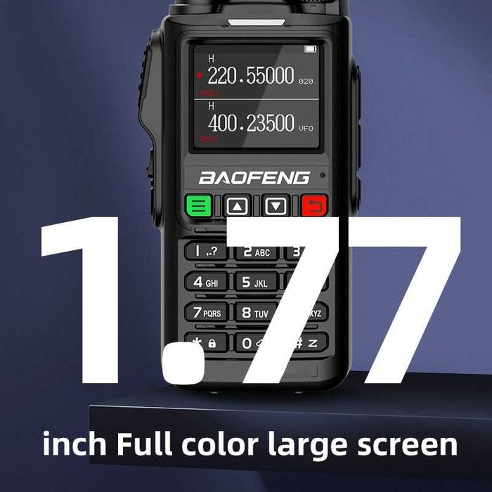 Нова Triband BAOFENG UV 18 Ultra 28w 13500mah радиостанция 136-174; 220-260,400-520 трибаднова от вносител, комуникации лов строежи спасители
